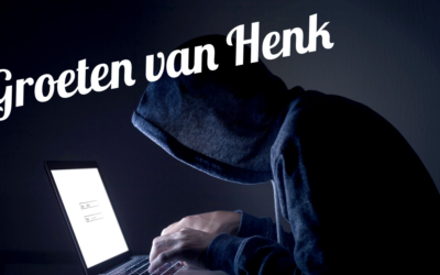 Met de groeten van Henk